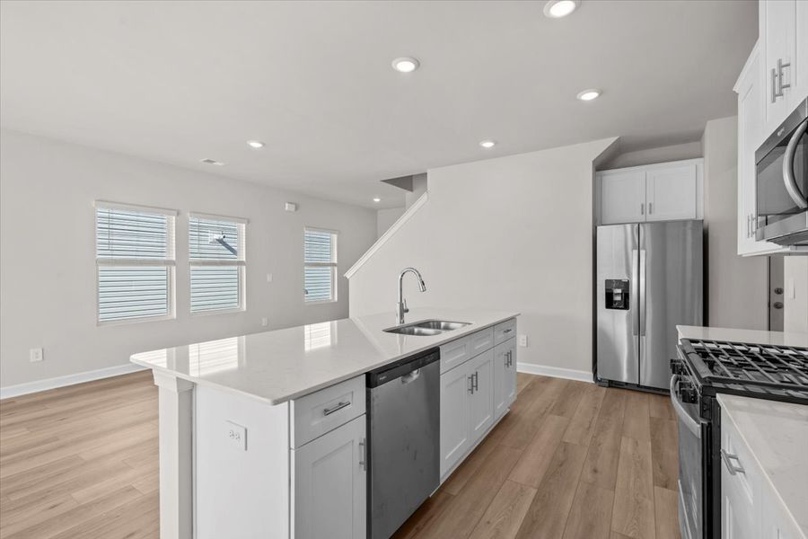 Furnished interior view inside a new home in Creek Ridge - Heritage Collection, Spartanburg (Image 5).