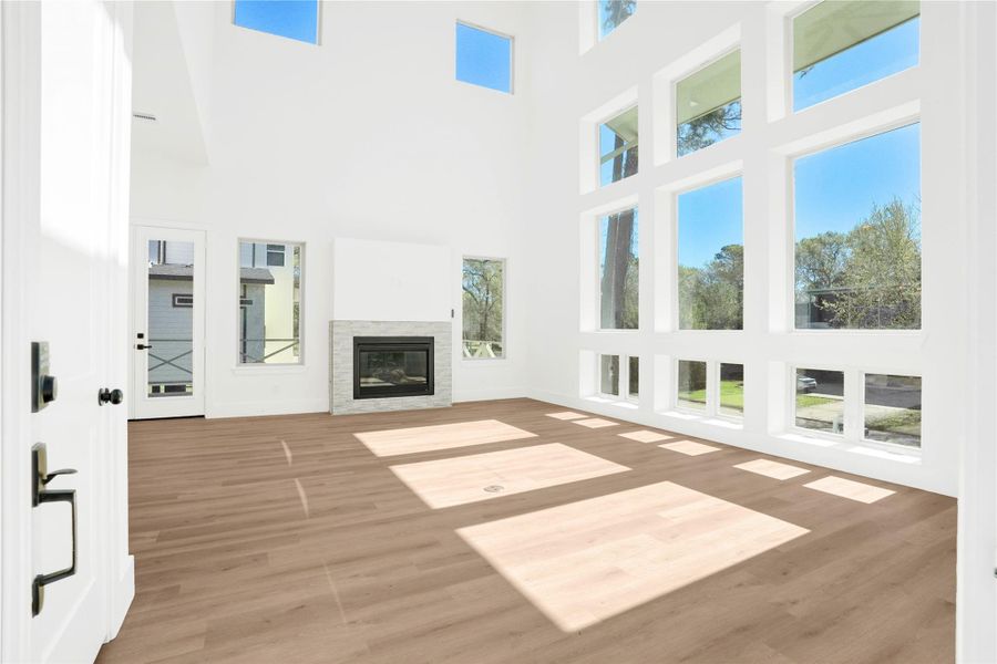 Spacious, unfurnished interior of a new home in , Cypress (Image 20).