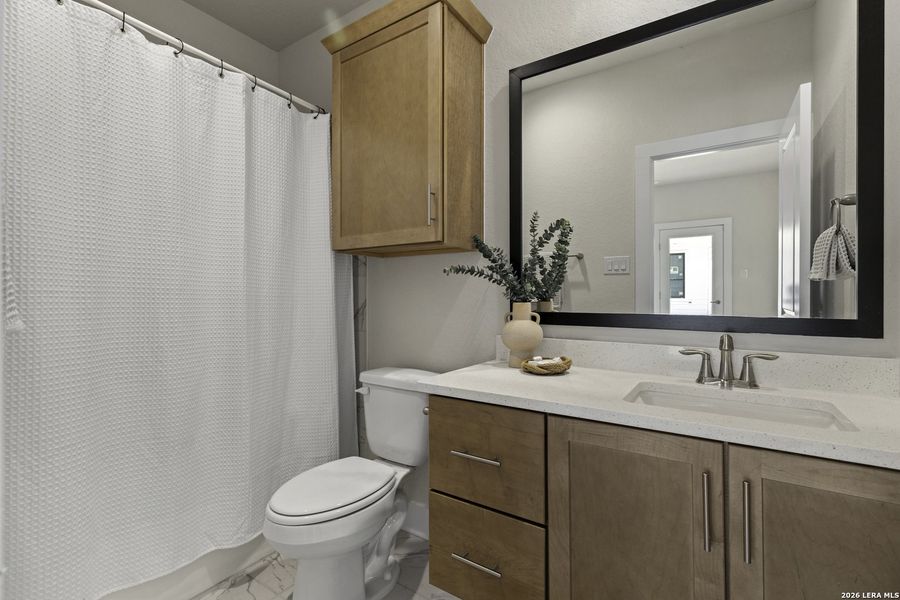 Furnished interior view inside a new home in , San Antonio (Image 11).