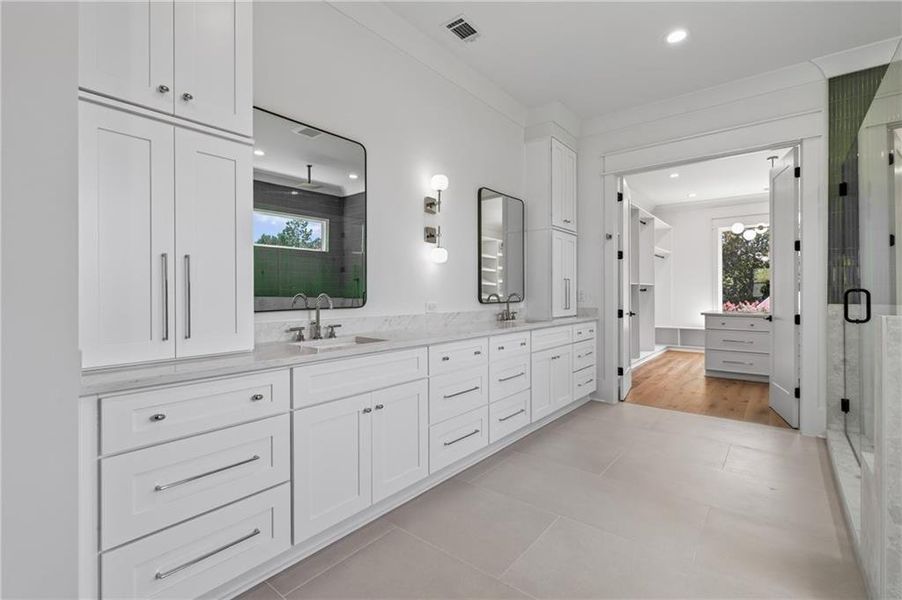 Furnished interior view inside a new home in , Dacula (Image 59).