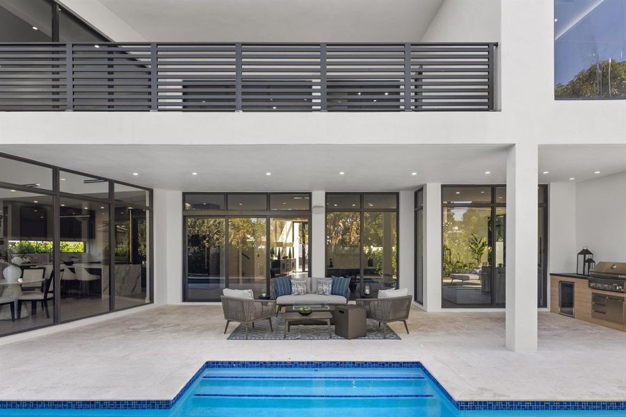 Exterior details and patio area of a home in , Boca Raton (Image 29).