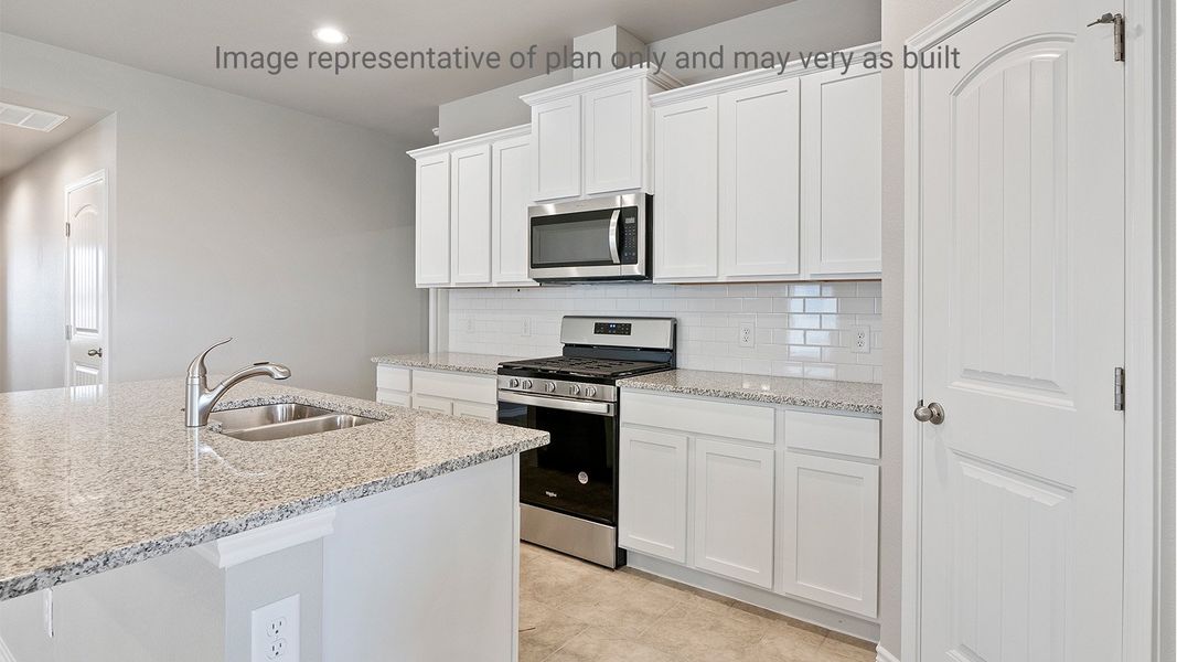 Furnished interior view inside a new home in London Towne, Corpus Christi (Image 6).