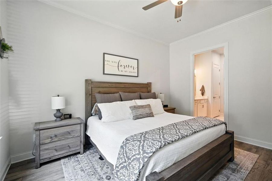 Furnished interior view inside a new home in , Ellijay (Image 13).