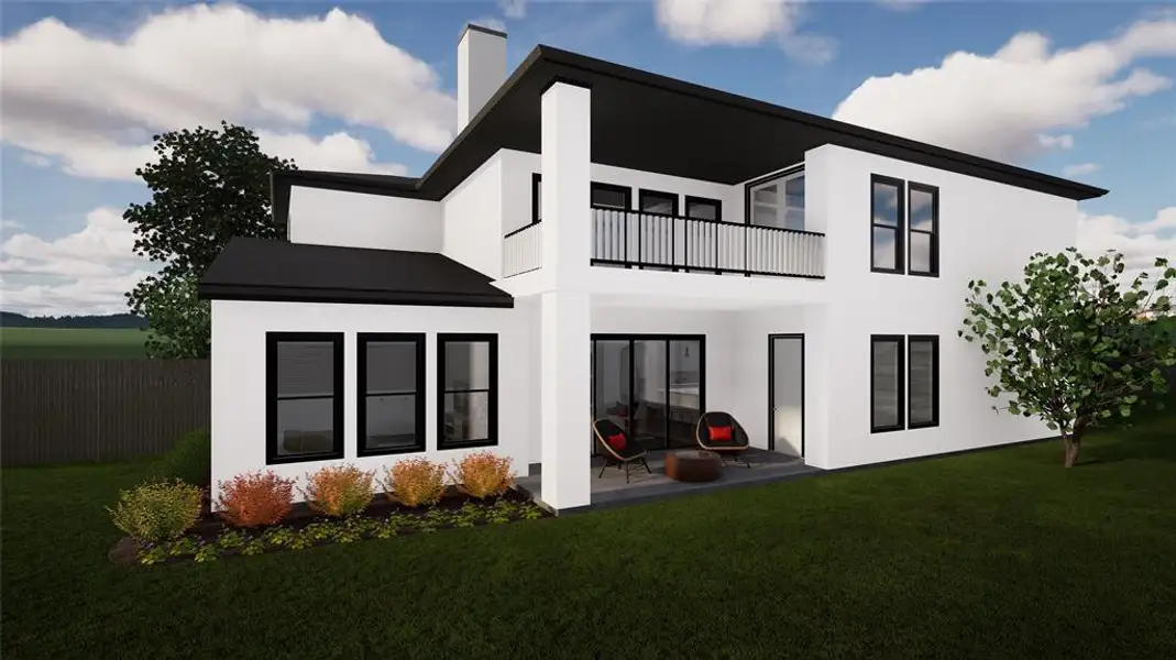 Exterior details and patio area of a home in , Sunnyvale (Image 2). Exterior details and patio area of a home in , Sunnyvale (Image 2).