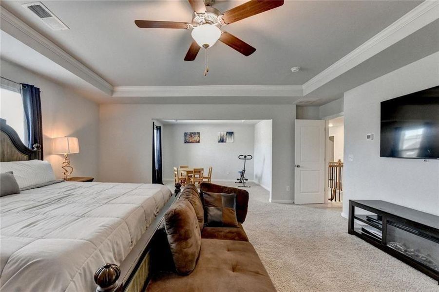 Furnished interior view inside a new home in Adagio, Dacula (Image 16).