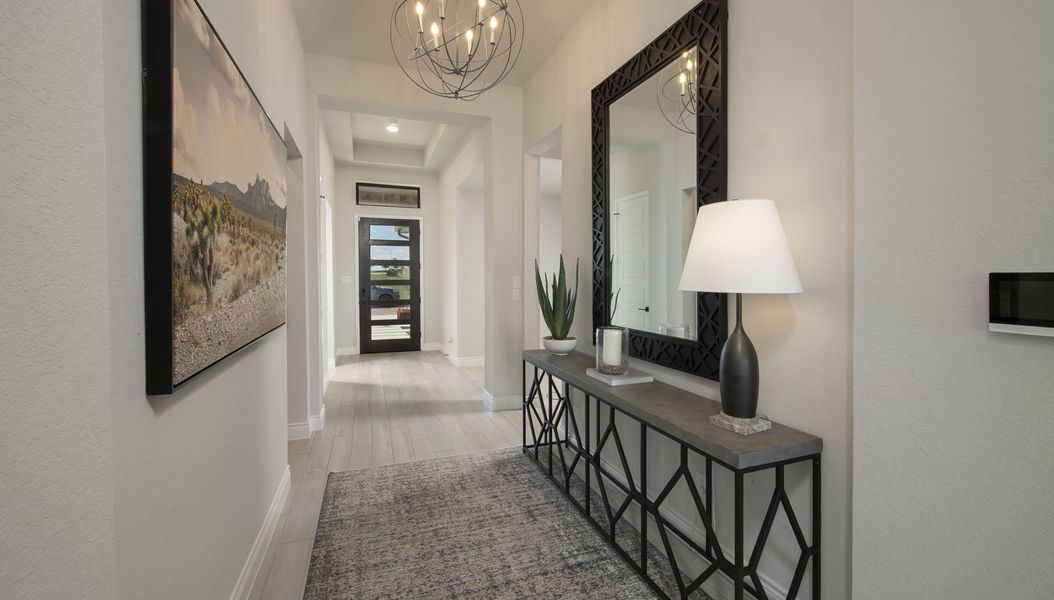 Representative furnished interior of a home built from the 2600E by Perry Homes in Veramendi, New Braunfels (Image 7). Representative furnished interior of a home built from the 2600E by Perry Homes in Veramendi, New Braunfels (Image 7).