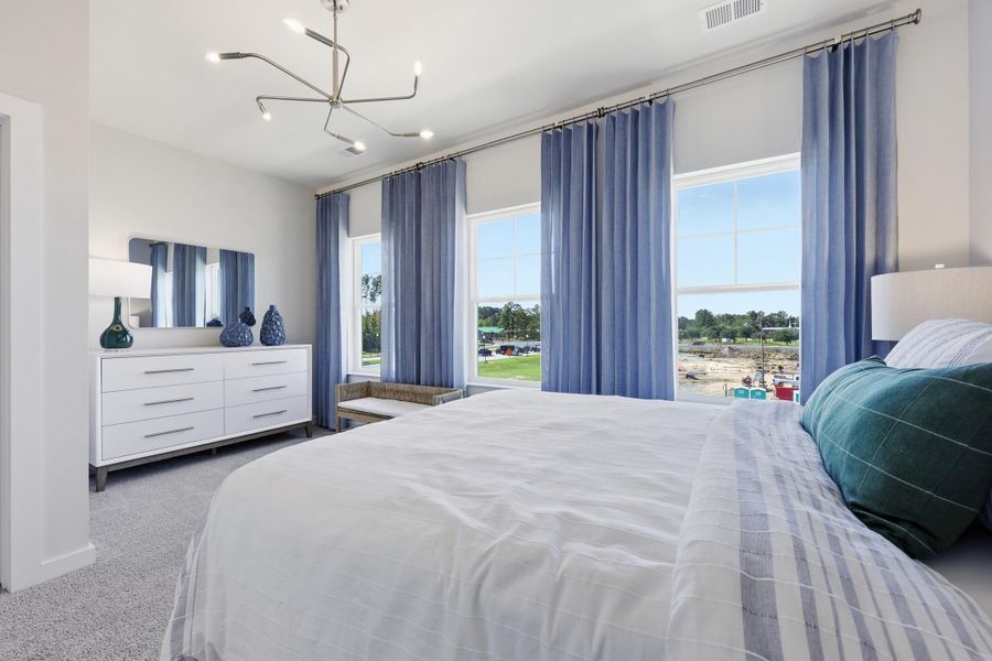 Furnished interior view inside a new home in Westpark at Cane Bay, Summerville (Image 6). Furnished interior view inside a new home in Westpark at Cane Bay, Summerville (Image 6).