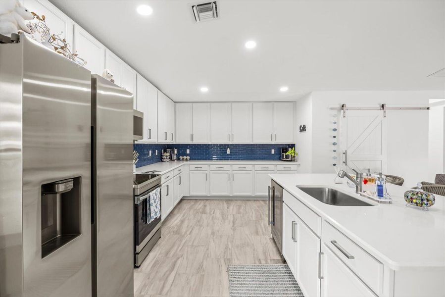 Kitchen Profile Highlighting Upgraded 42-Inch Cabinetry for Maximum Storage