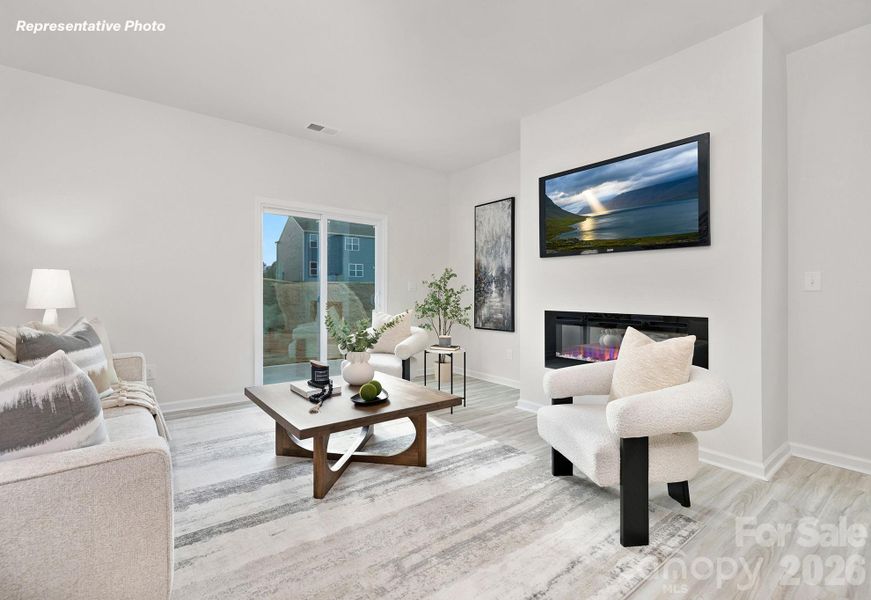 Furnished interior view inside a new home in Huffman Ridge, Hickory (Image 9).