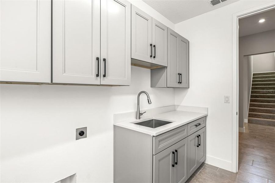 Furnished interior view inside a new home in Gray Hawk at Hole Two, Daytona Beach (Image 13). Furnished interior view inside a new home in Gray Hawk at Hole Two, Daytona Beach (Image 13).