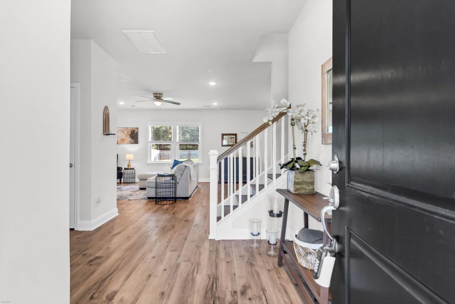 Furnished interior view inside a new home in Sea Island Preserve, Johns Island (Image 27).