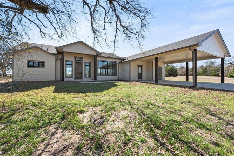 Front exterior of a new home in , Streetman, TX, highlighting curb appeal (Image 25). Front exterior of a new home in , Streetman, TX, highlighting curb appeal (Image 25).