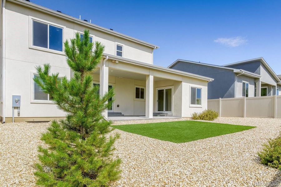 Exterior details and patio area of a home in , Pueblo (Image 19).