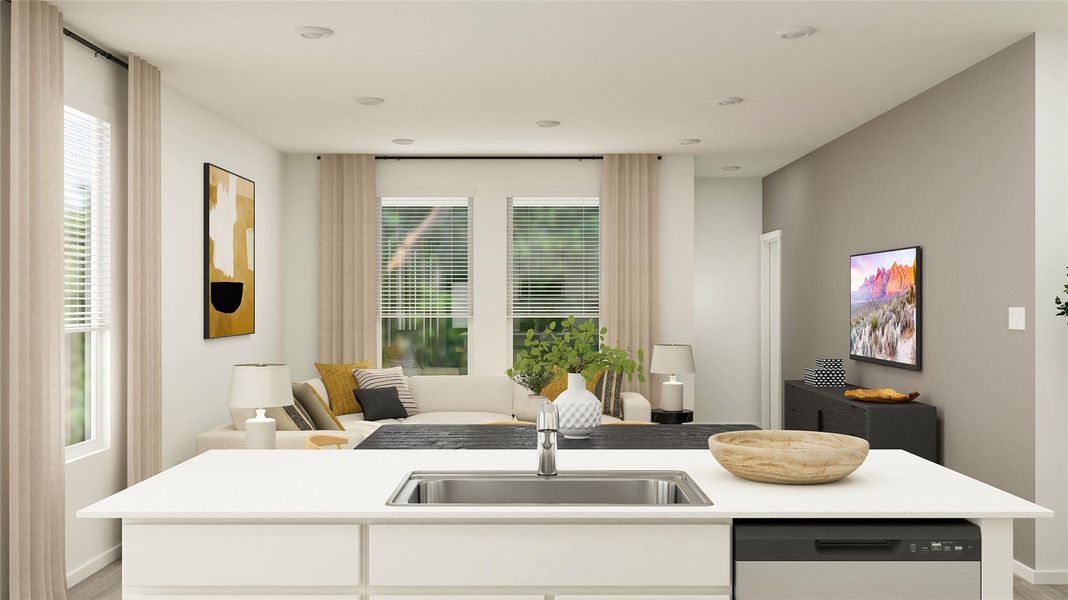 Furnished interior view inside a new home in , Elgin (Image 3).