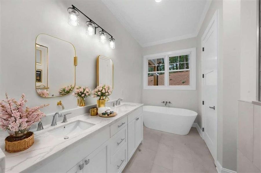 Furnished interior view inside a new home in , Cornelia (Image 19).