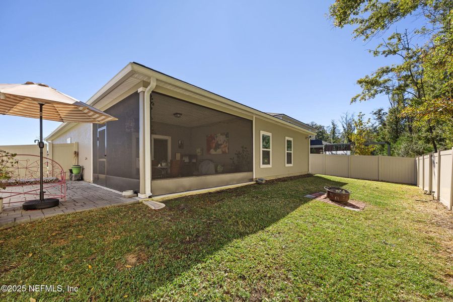 Exterior details and patio area of a home in Wilford Preserve, Orange Park (Image 4). Exterior details and patio area of a home in Wilford Preserve, Orange Park (Image 4).