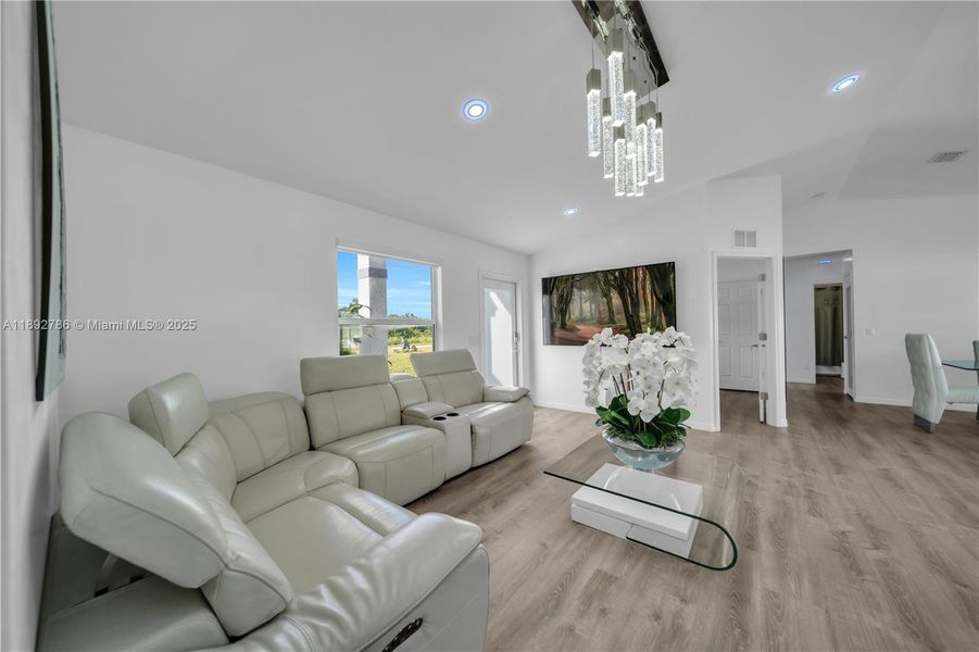 Furnished interior view inside a new home in , Lehigh Acres (Image 4). Furnished interior view inside a new home in , Lehigh Acres (Image 4).