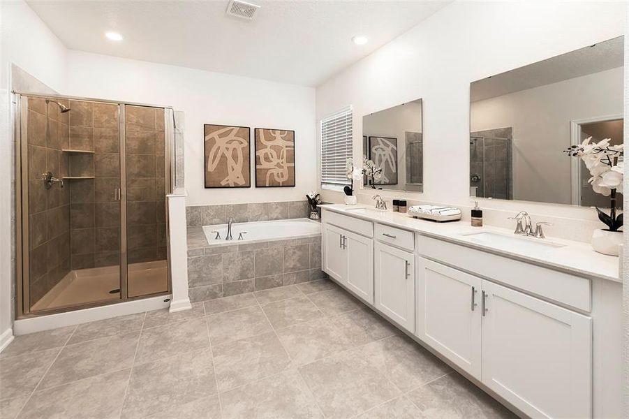 Furnished interior view inside a new home in , Clermont (Image 13).