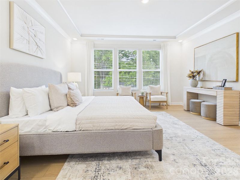 Furnished interior view inside a new home in , Charlotte (Image 16).