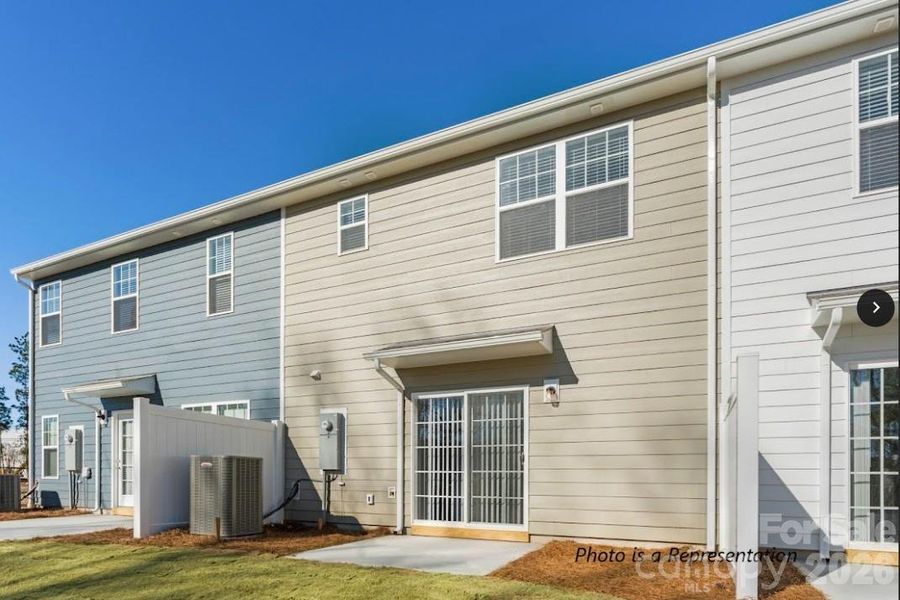 Exterior details and patio area of a home in Sierra Ridge, Gastonia (Image 2). Exterior details and patio area of a home in Sierra Ridge, Gastonia (Image 2).