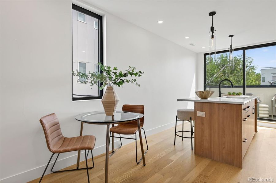 Furnished interior view inside a new home in , Denver (Image 9).
