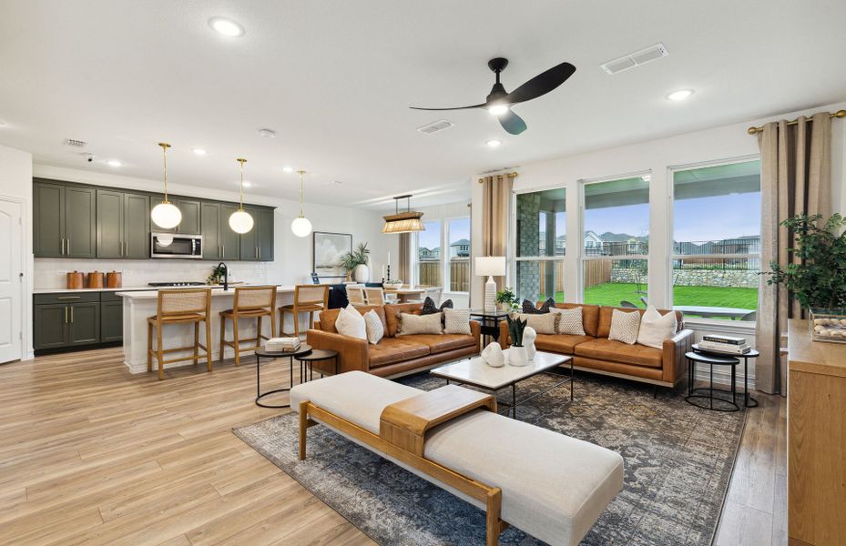 Representative furnished interior of a home built from the Boling by Pulte Homes in Waterside at Pine Island, Columbia (Image 7). Representative furnished interior of a home built from the Boling by Pulte Homes in Waterside at Pine Island, Columbia (Image 7).