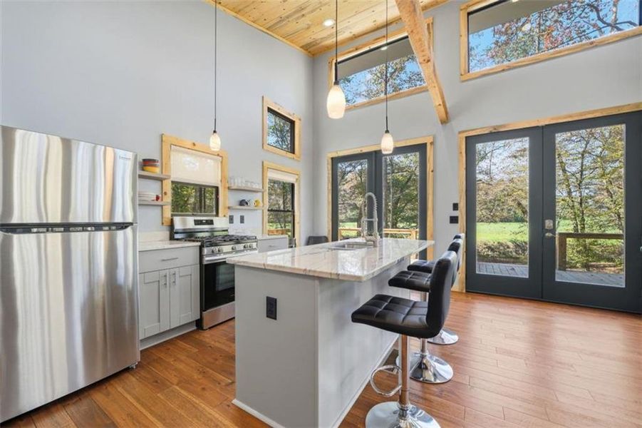 Furnished interior view inside a new home in , Ellijay (Image 7).