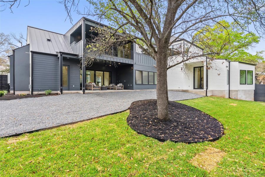 Exterior details and patio area of a home in , Austin (Image 24).