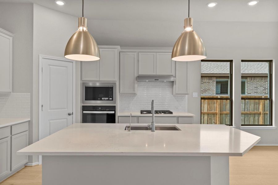 Furnished interior view inside a new home in Dunham Pointe, Cypress (Image 14).