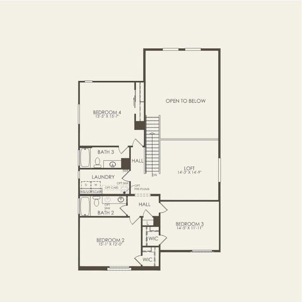 2D floor plan layout for the Firwood by Pulte Homes in Upper Canyon, Phoenix, AZ (Image 3). 2D floor plan layout for the Firwood by Pulte Homes in Upper Canyon, Phoenix, AZ (Image 3).