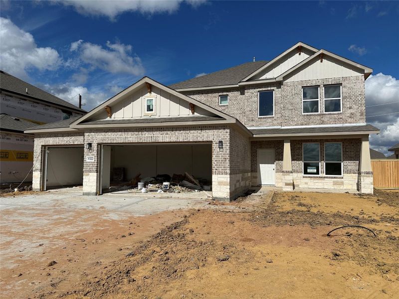 In-progress construction of a new home in , Angleton, TX (Image 30).