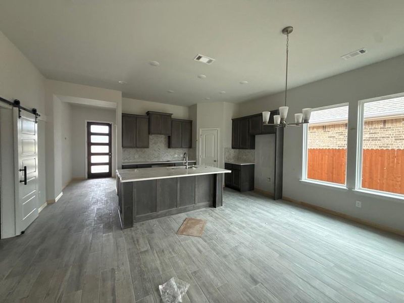 In-progress construction of a new home in Morningstar, Aledo, TX (Image 8).