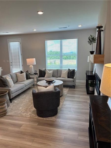 Furnished interior view inside a new home in Hemingway, Cumming (Image 6).