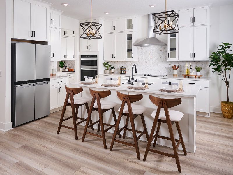 Kitchen modeled at Legends Preserve