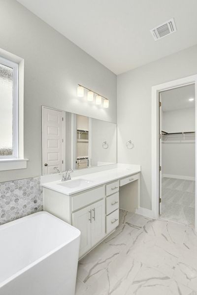 Furnished interior view inside a new home in Blackhawk, Pflugerville (Image 13).