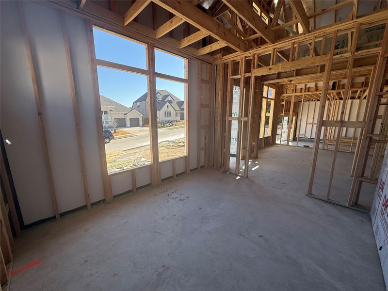 In-progress construction of a new home in Provence, Austin, TX (Image 19).