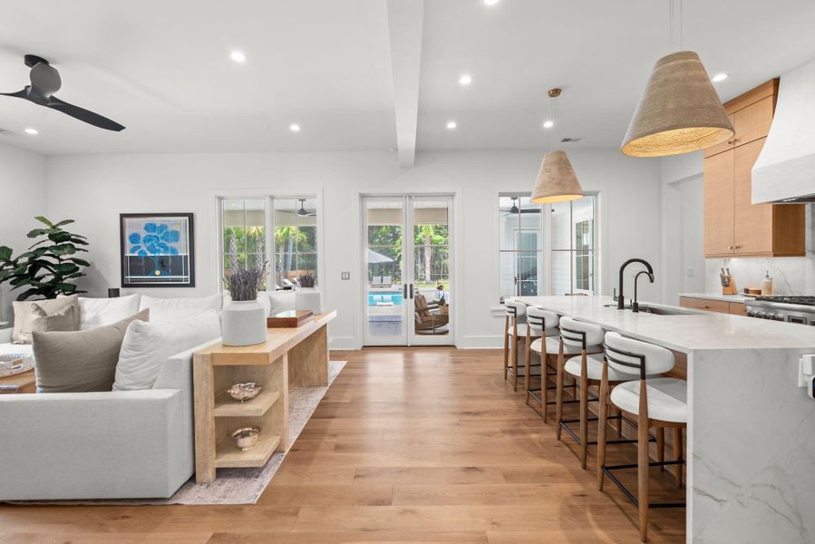 Furnished interior view inside a new home in , Johns Island (Image 46).