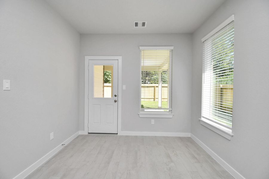 Take another look at the breakfast space! Sample photo of completed home with similar floor plan. Actual colors and selections may vary. Take another look at the breakfast space! Sample photo of completed home with similar floor plan. Actual colors and selections may vary.