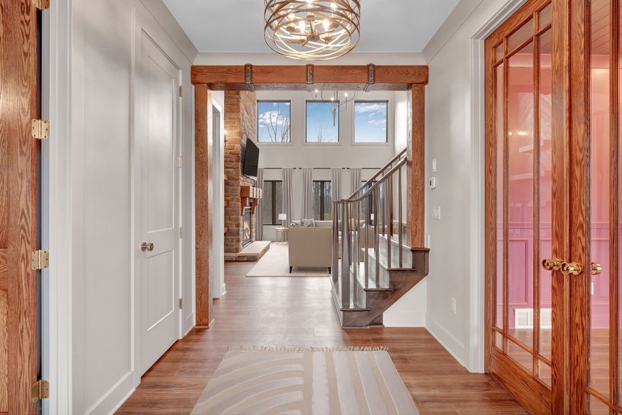 Representative furnished interior of a home built from the The Lennox by Forbes Capretto Homes in Birdsong Estates, Orchard Park (Image 6).