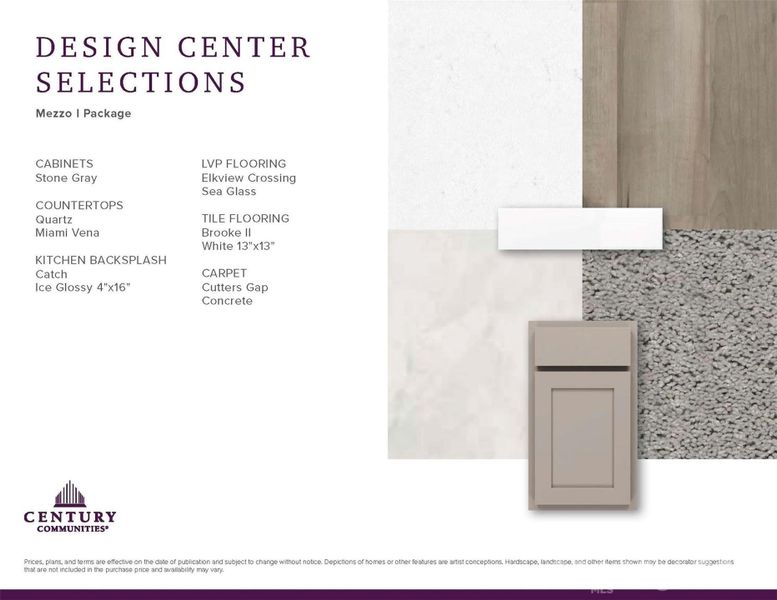 Sample of building materials used in homes in Meadow Creek Village, Locust (Image 3). Sample of building materials used in homes in Meadow Creek Village, Locust (Image 3).