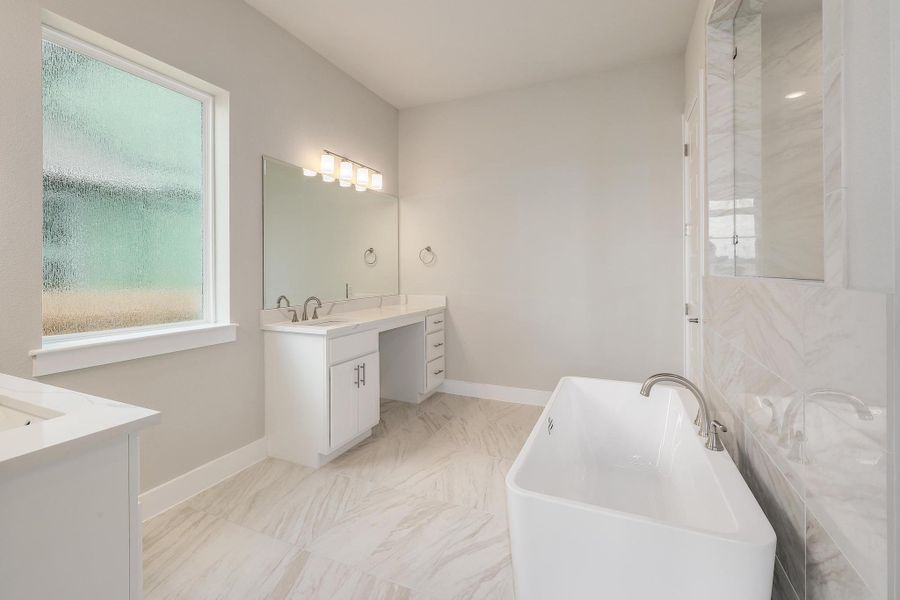 Furnished interior view inside a new home in Santa Rita Ranch, Liberty Hill (Image 12).