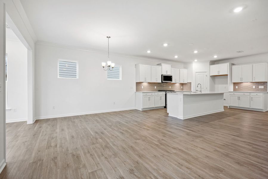 Spacious, unfurnished interior of a new home in Bryton, Huntersville (Image 23).