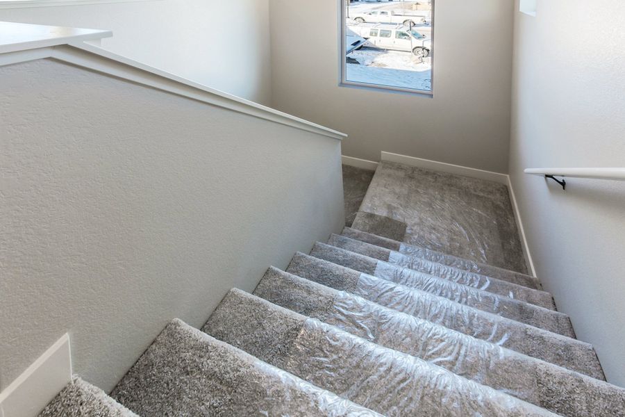 Representative unfurnished interior of a home built from the Tesla by Hartford Homes in Trailside, Timnath (Image 21).