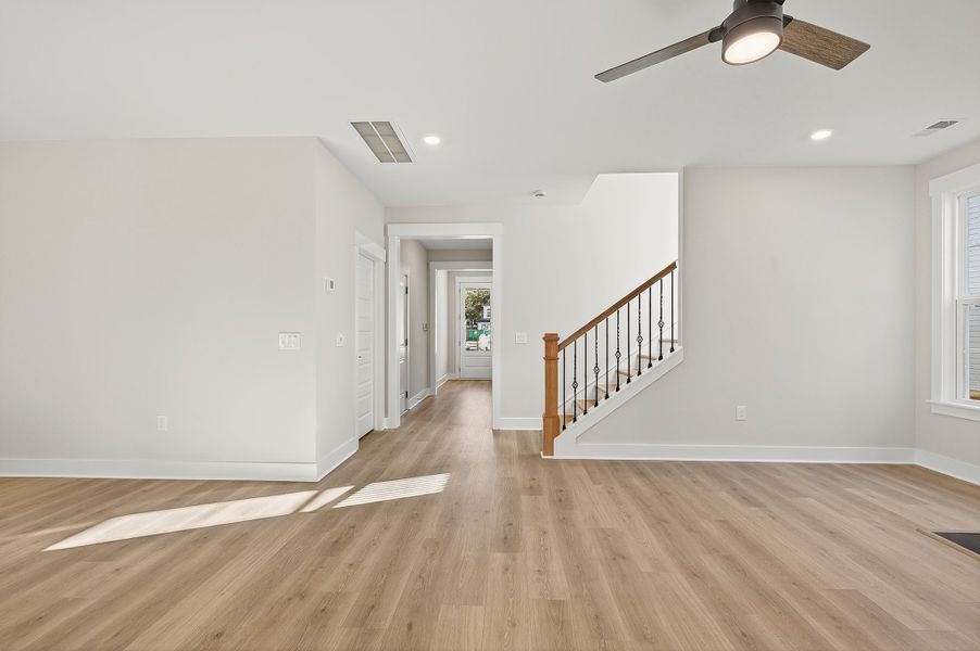 Representative unfurnished interior of a home built from the Church Hill by Hunter Quinn Homes in Huckleberry Estates, Conway (Image 29).
