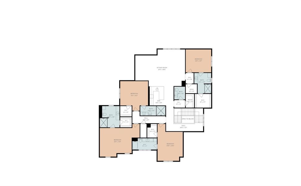 Second floor floorplan