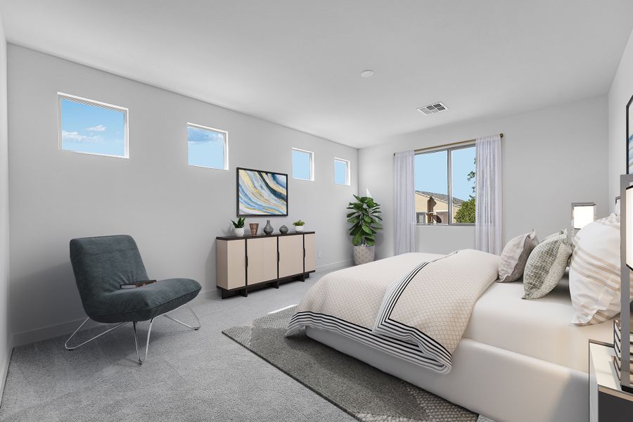 Representative furnished interior of a home built from the Revere by Taylor Morrison in Combs Ranch Landmark Collection, San Tan Valley (Image 12).