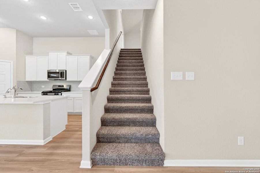 Furnished interior view inside a new home in Winding Brook, San Antonio (Image 10).