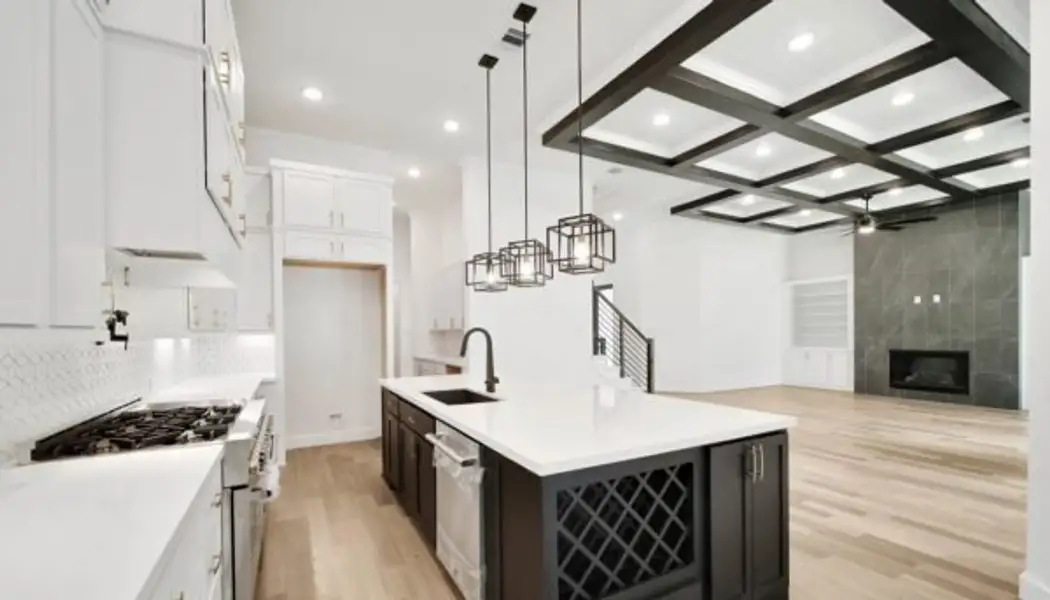 Furnished interior view inside a new home in Rio Vista at Kelly Ranch, Aledo (Image 10).