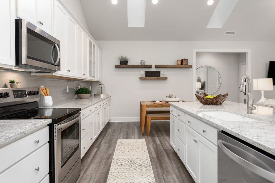 Representative furnished interior of a home built from the Essex by Keystone Homes NC in Weybridge, Burlington (Image 34).