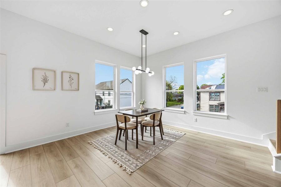 Furnished interior view inside a new home in , Houston (Image 8). Furnished interior view inside a new home in , Houston (Image 8).
